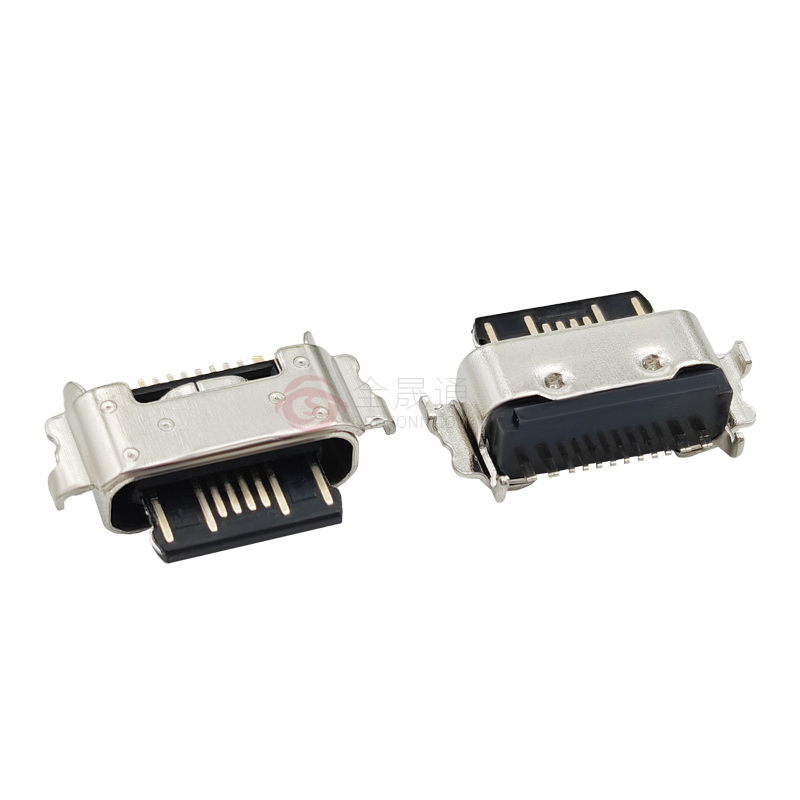 TYPE-C母座 单排16P 沉板2.10  电路A型