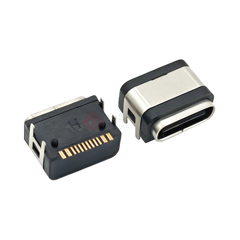 防水TYPE-C连接器 16P SMT 7.85 连接器 X7